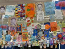 Art class at Christleton High School