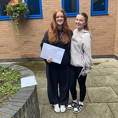 GCSE results day at Christleton High School