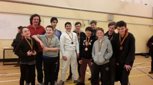 Cheshire High School Fencing Team Competition