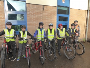 Christleton High School Students Take to the High Roads (Safely!) - Bikeability Level 3 course 25 January 2018