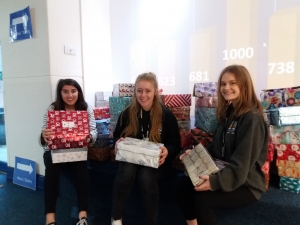 Give Love in a Box - students support Christmas shoebox appeal - Teams4U