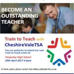 Train to Teach with Cheshire Vale TSA